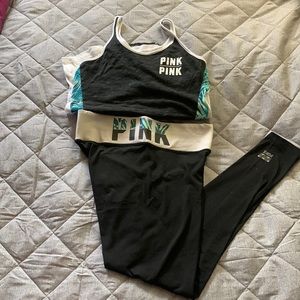 Pink Jogging set Xs fits like small